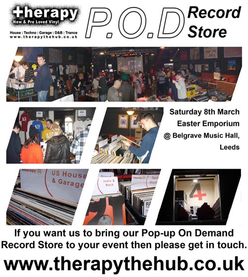 8th March 2014 belgrave music hall leeds street feast easter emporium pop up record store pod